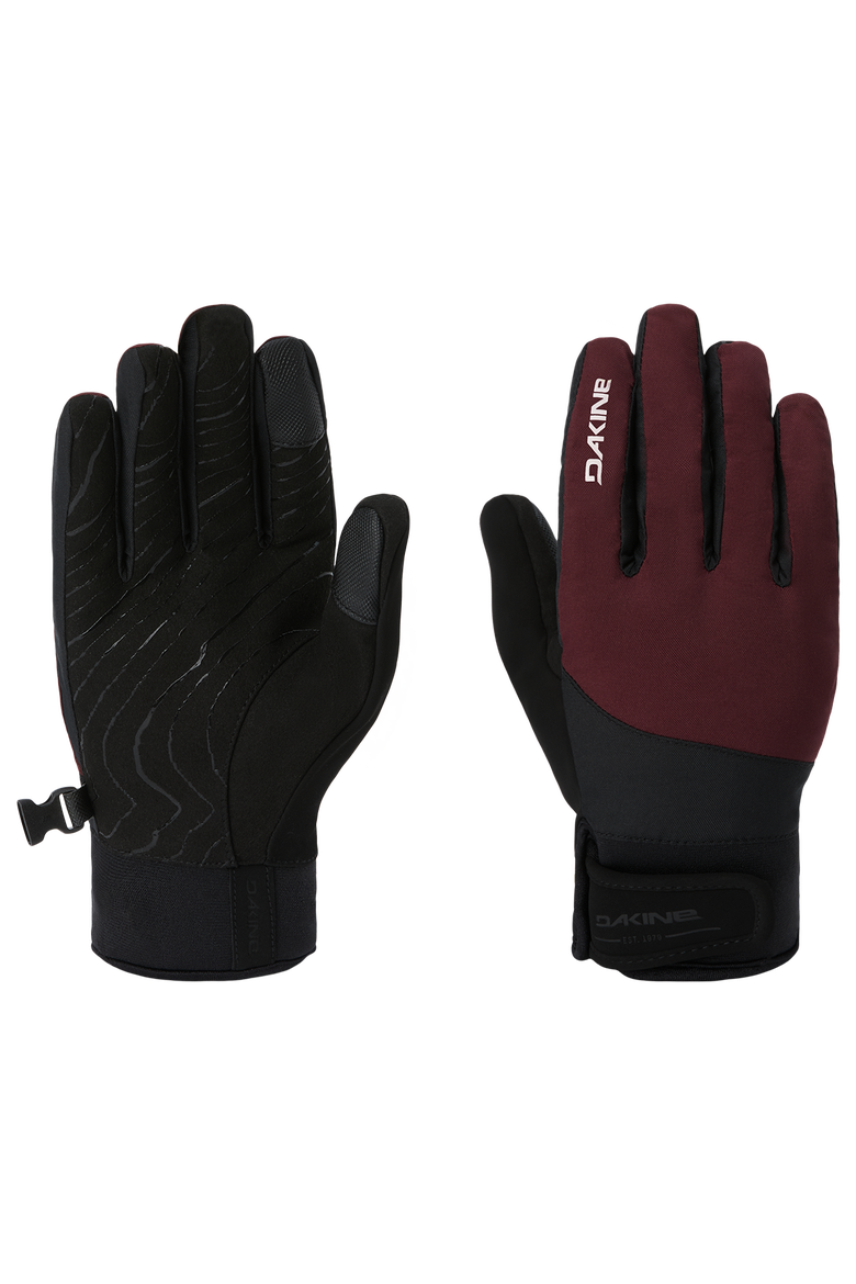 Womens Electra Short Gloves Snow Gloves, Alternate, color, PORT ROYALE