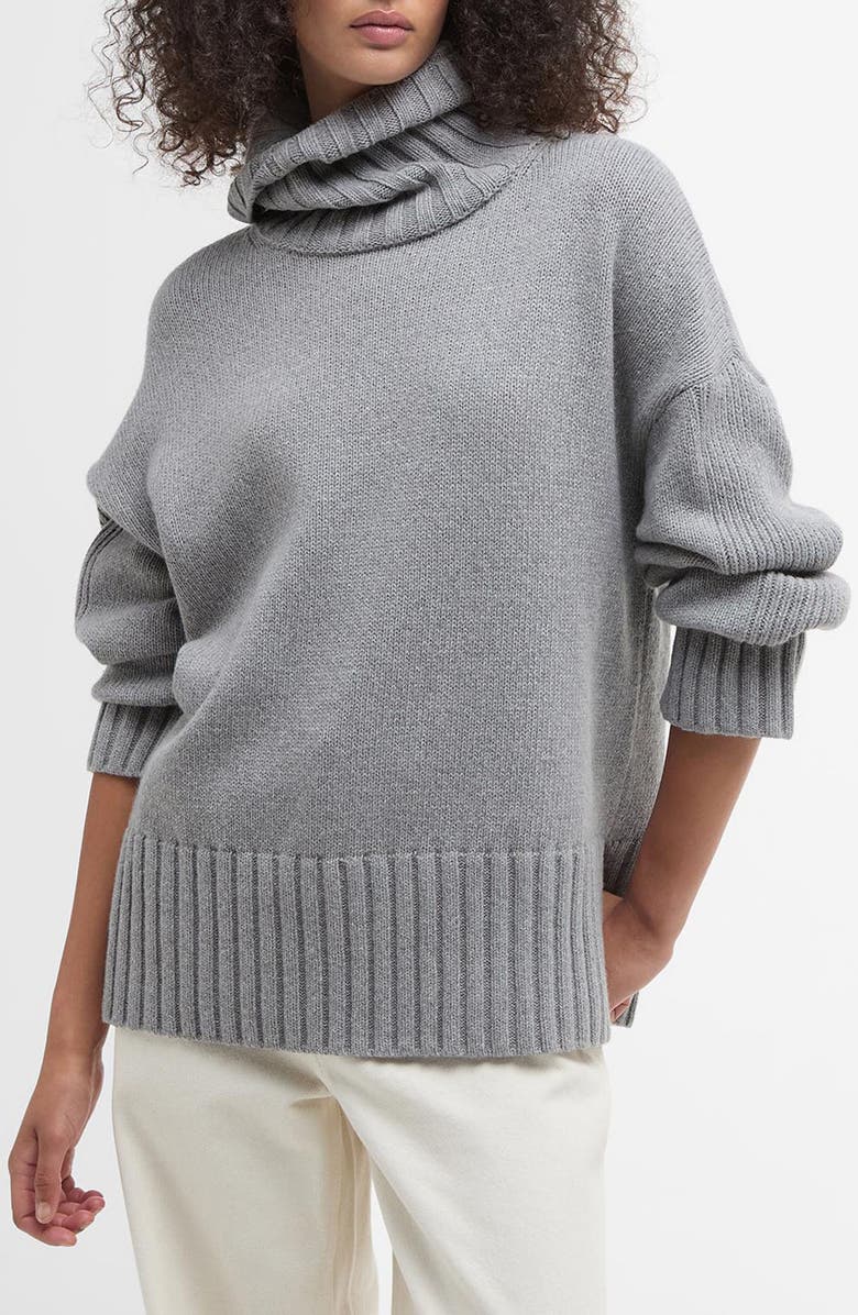 Barbour Josephine Cotton & Wool Blend Sweater, Main, color, 