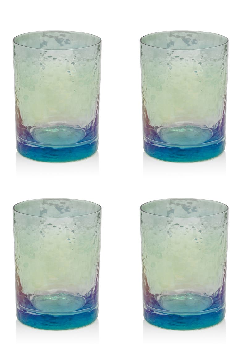 Set of 4 Aperitivo Rock Glasses, Main, color, BLUE