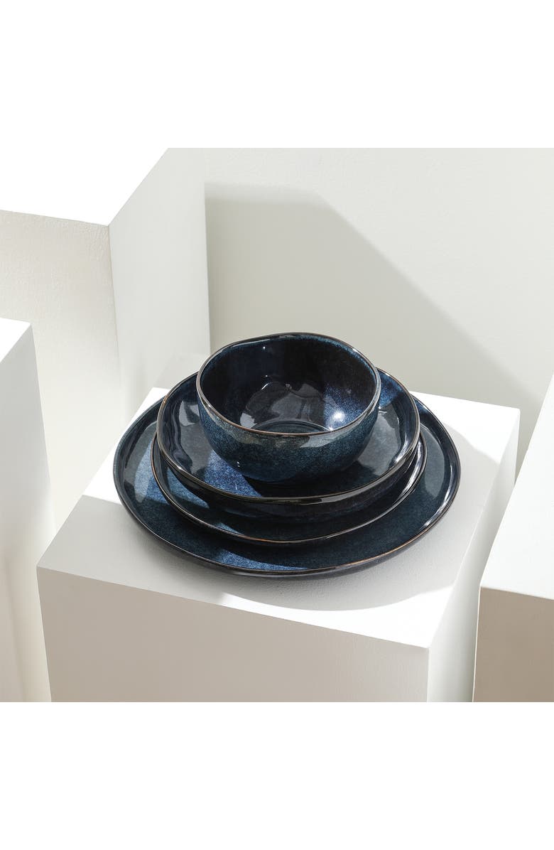 Stone Lain Mirella Stoneware 4-Piece Pasta Bowl Set, Alternate, color, Blue
