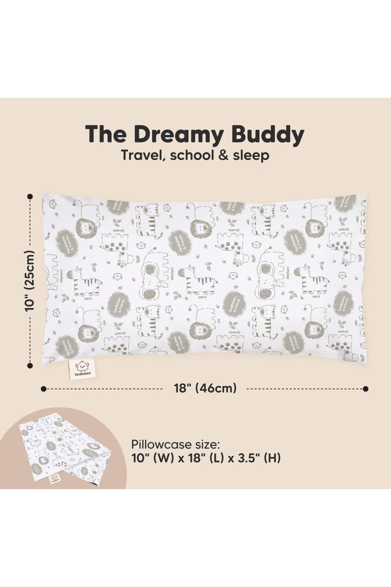 Buddy Toddler Pillow, Alternate, color, KeaSafari