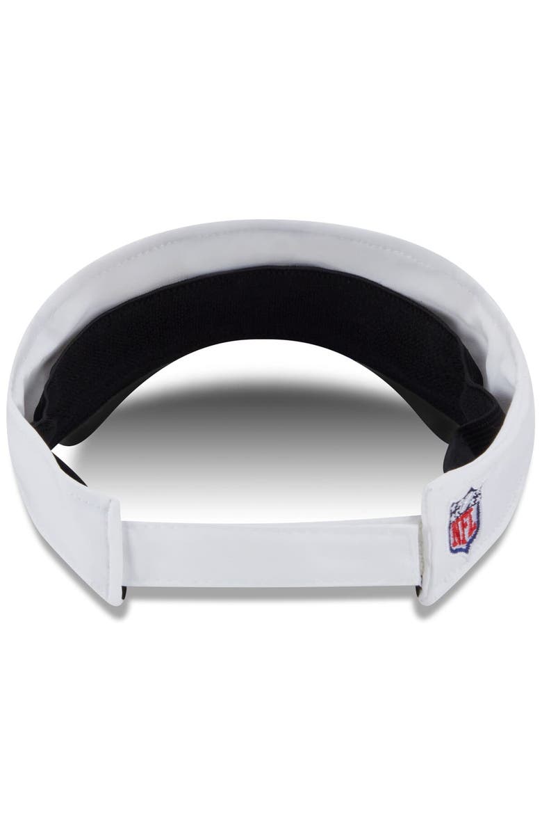 New Era Men's New Era White/Black Las Vegas Raiders 2025 NFL Training Camp Adjustable Visor, Alternate, color, White
