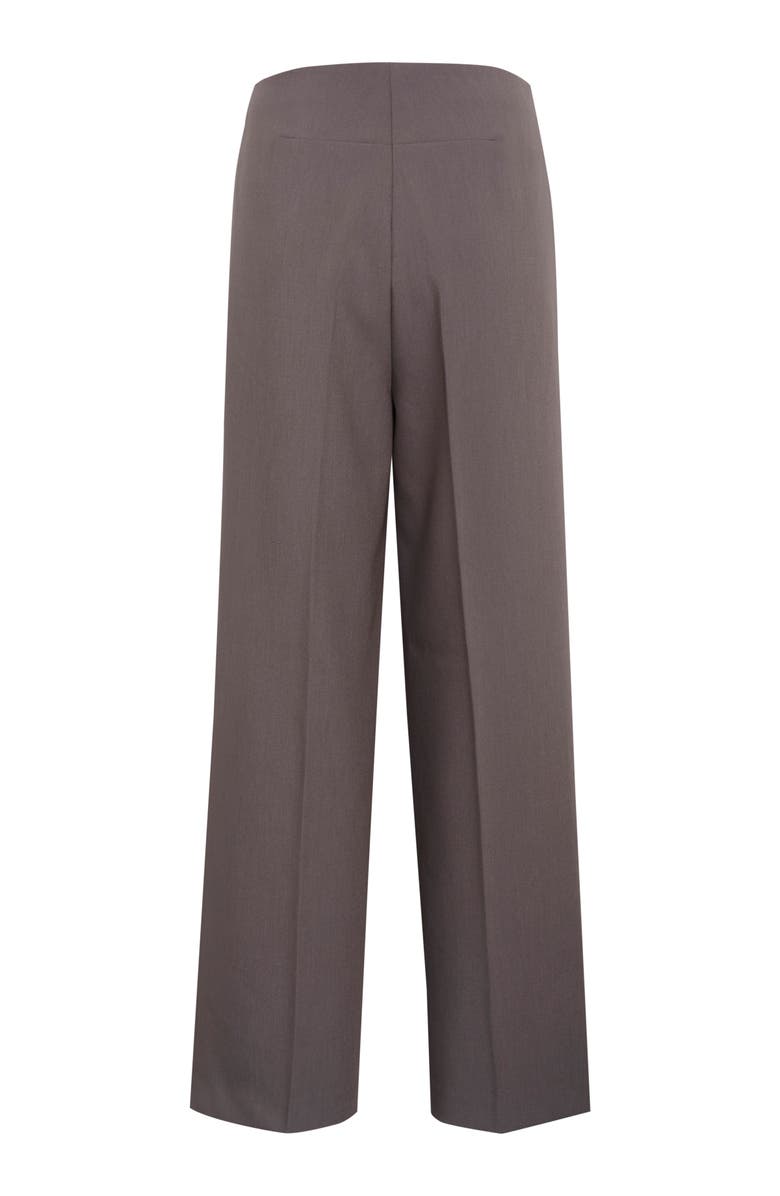 Soaked in Luxury Corinne High-Waisted Wide Legs Trousers, Alternate, color, Dark Gull Gray