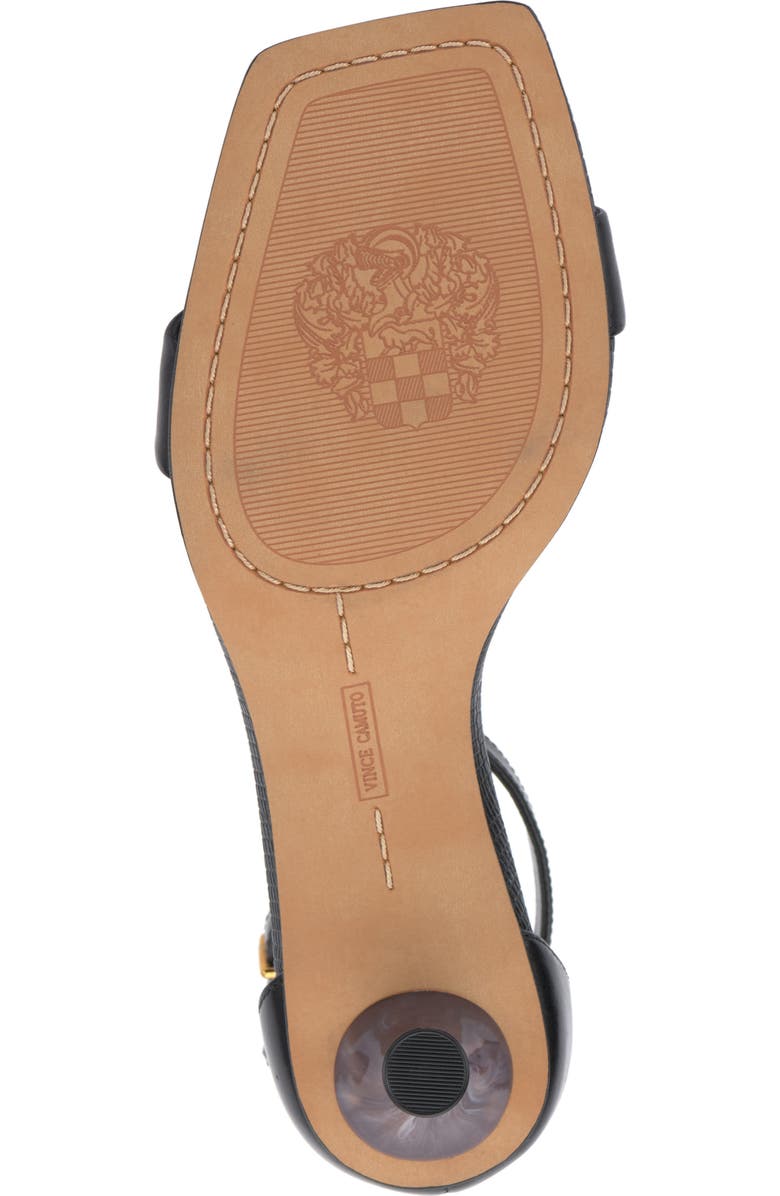 Vince Camuto Vinkely Square Toe Kitten Heel Sandal, Alternate, color,