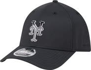 New Era Men's New Era Black New York Mets Metallic 39THIRTY M-Crown Flex Hat