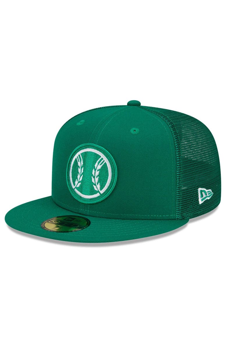 New Era Men's New Era Green Milwaukee Brewers 2022 St. Patrick's Day 59FIFTY Fitted Hat, Main, color, 