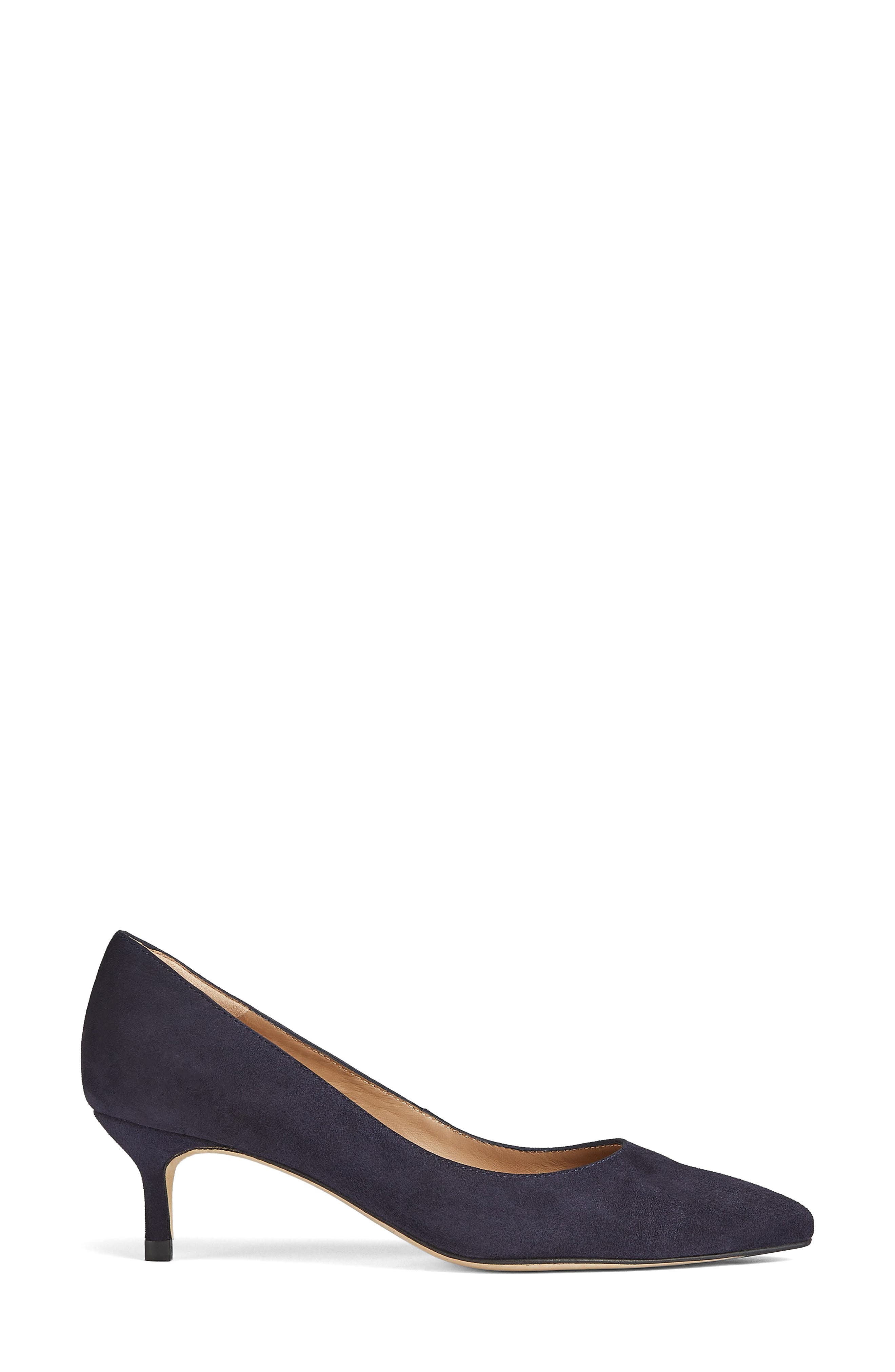 LK Bennett Audrey Pointed Toe Pump, Alternate, color, Navy