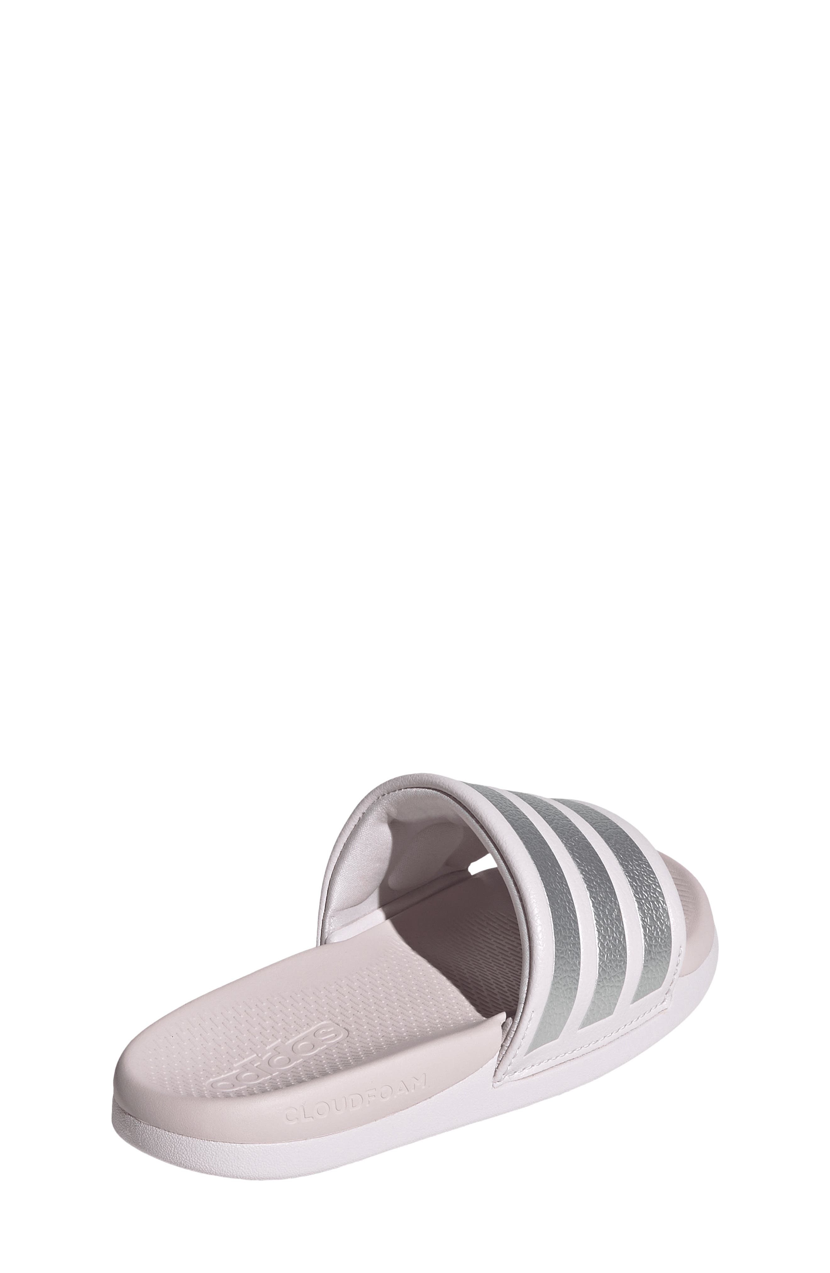 adidas Kids' Adilette Comfort 2.0 Sport Slide, Alternate, color, Almost Pink/Silver Metallic/Almost Pink
