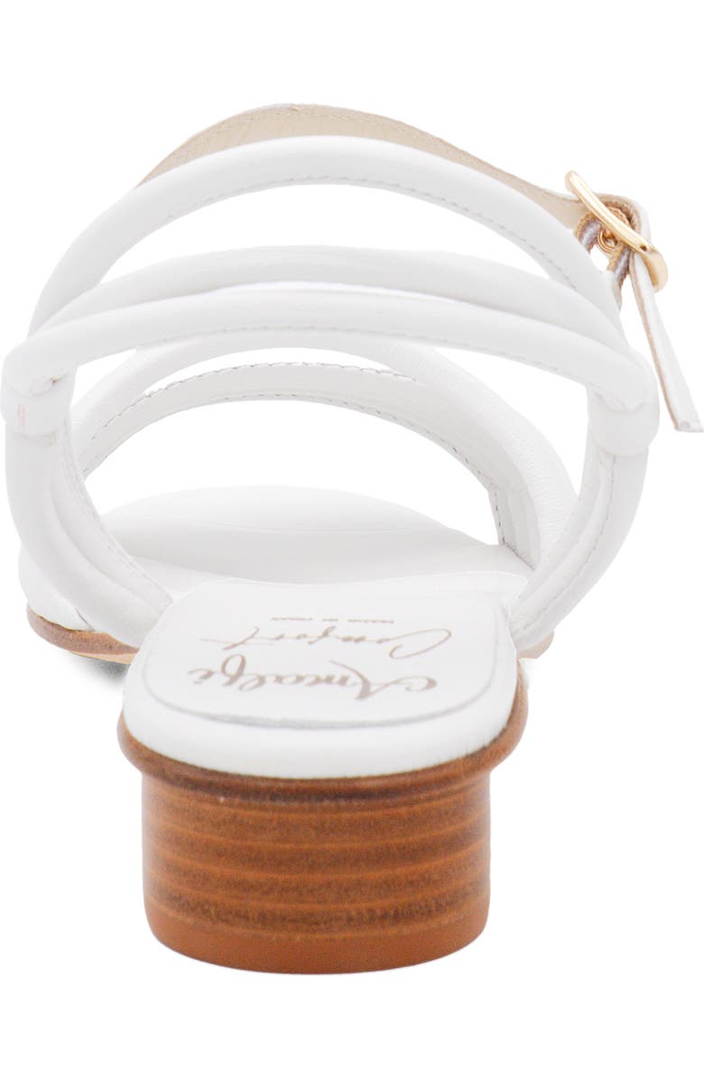 Amalfi by Rangoni Barocco Ankle Strap Sandal, Alternate, color, White Parmasoft