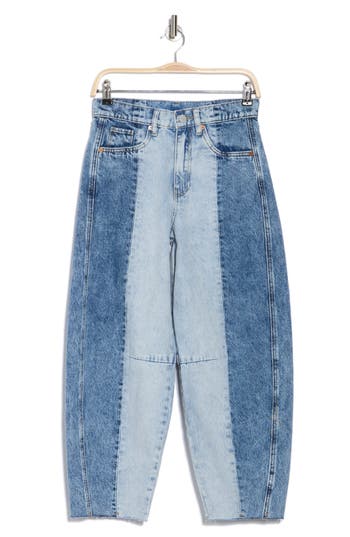 BLANKNYC BLANKNYC FRAY HEM BARREL LEG JEANS