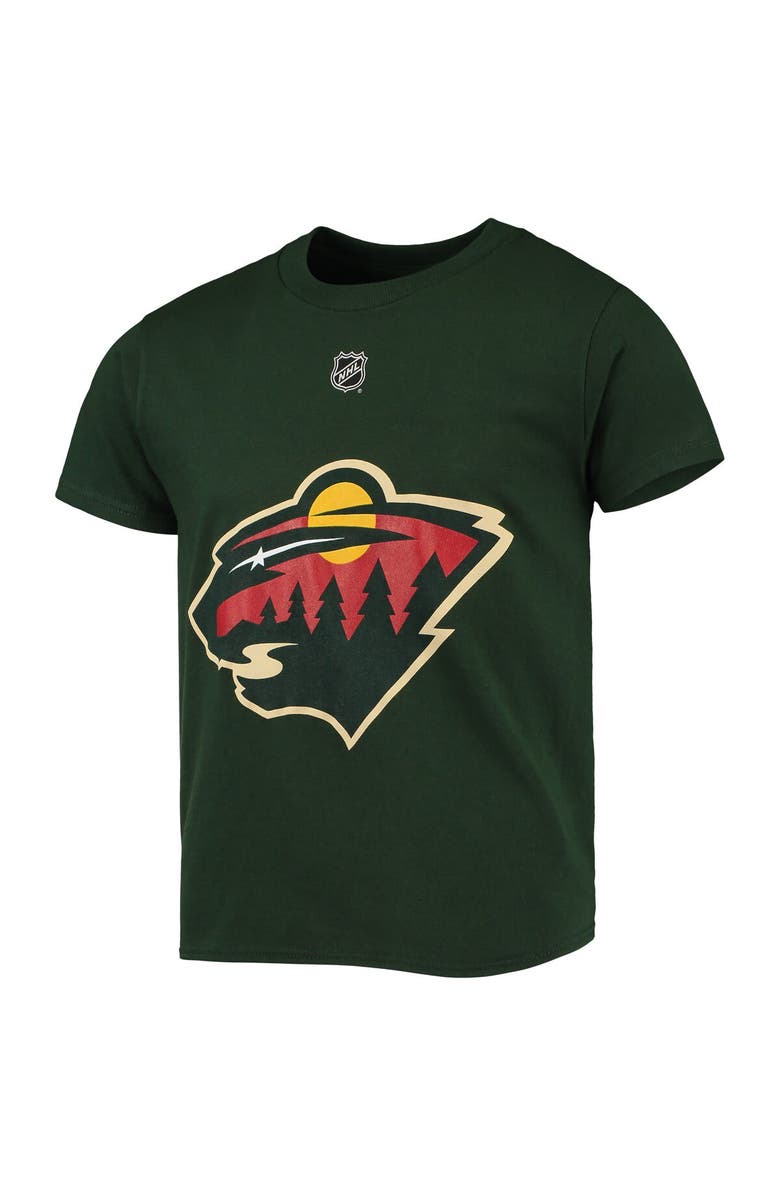 Outerstuff Youth Marc-Andre Fleury Green Minnesota Wild Player Name & Number T-Shirt, Alternate, color, 