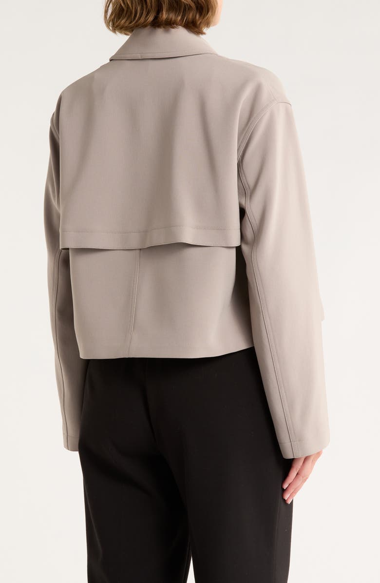 Theory Crop Admiral Jacket, Alternate, color, Cinder