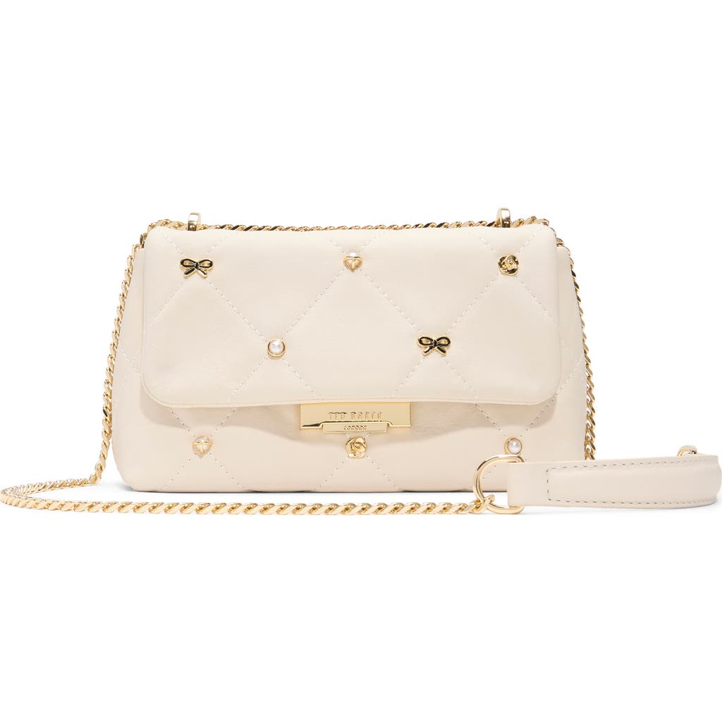Ted Baker London Ginette Quilted Leather Flap Crossbody Bag