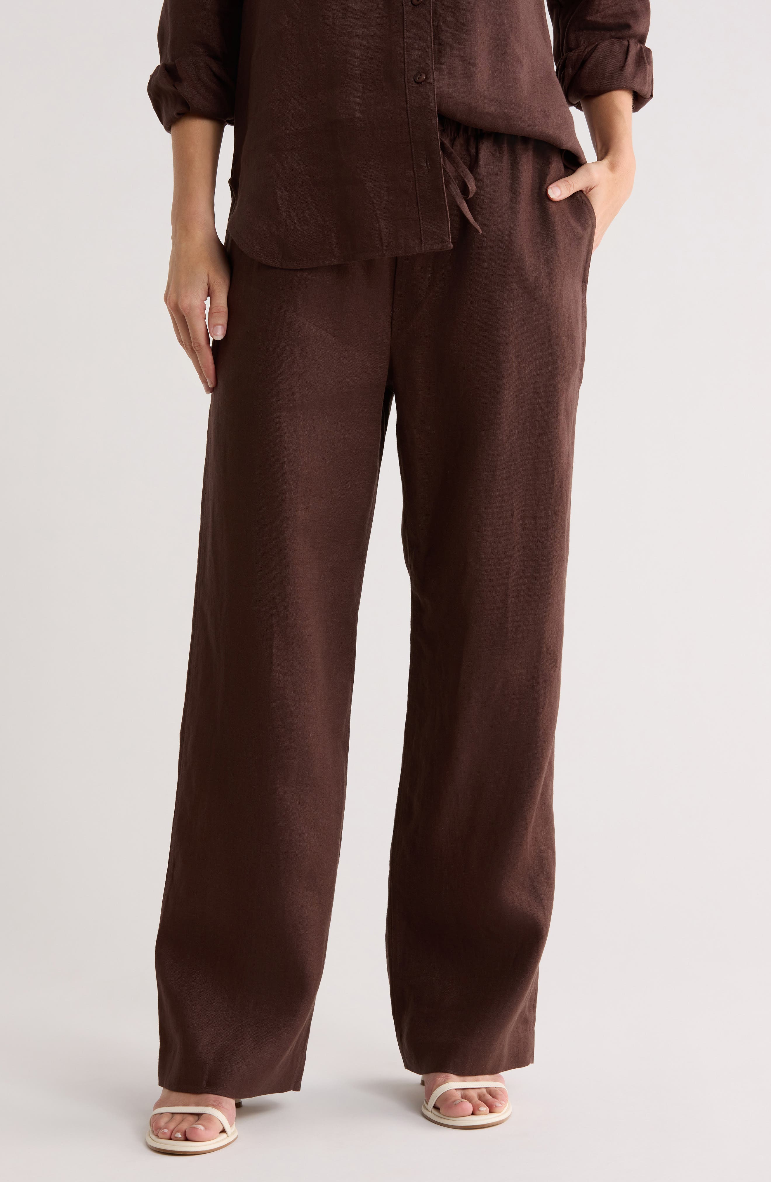 rag & bone Lori Linen Beach Pants