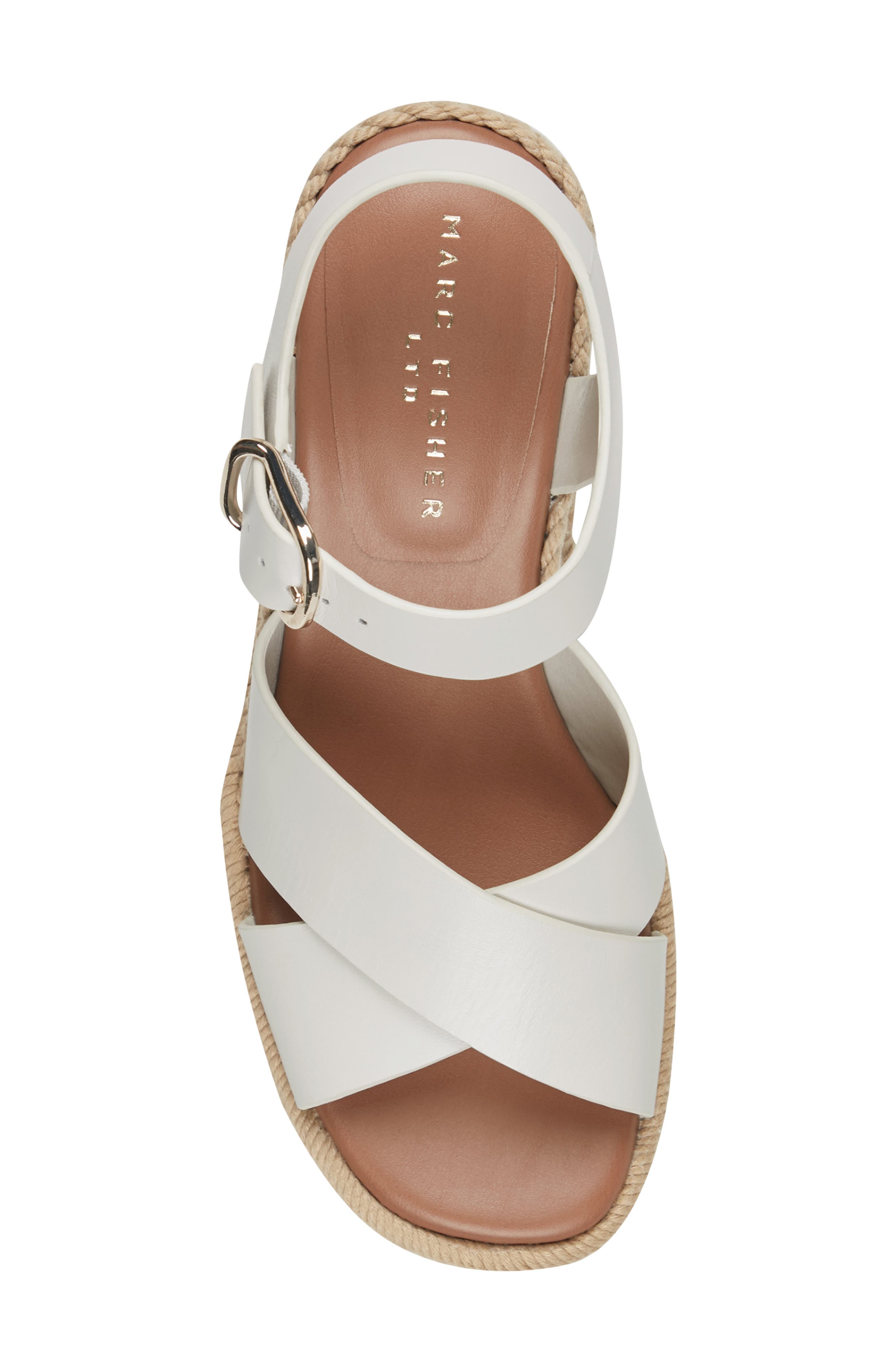 Pasion Espadrille Ankle Strap Platform Wedge Sandal, Alternate, color, IVORY