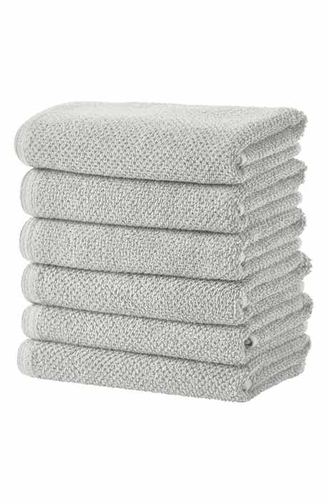 Woven & Weft Popcorn Texture 6-Piece Towel Set