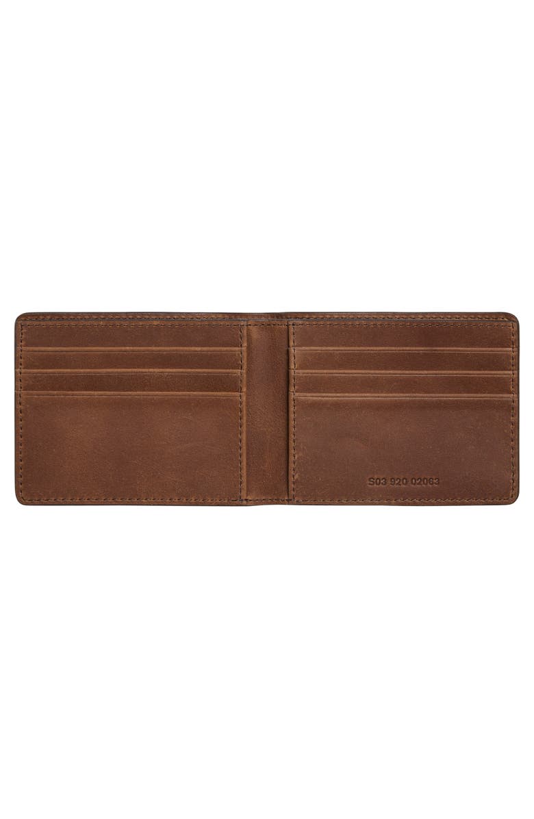 Shinola Navigator Leather Wallet, Alternate, color,