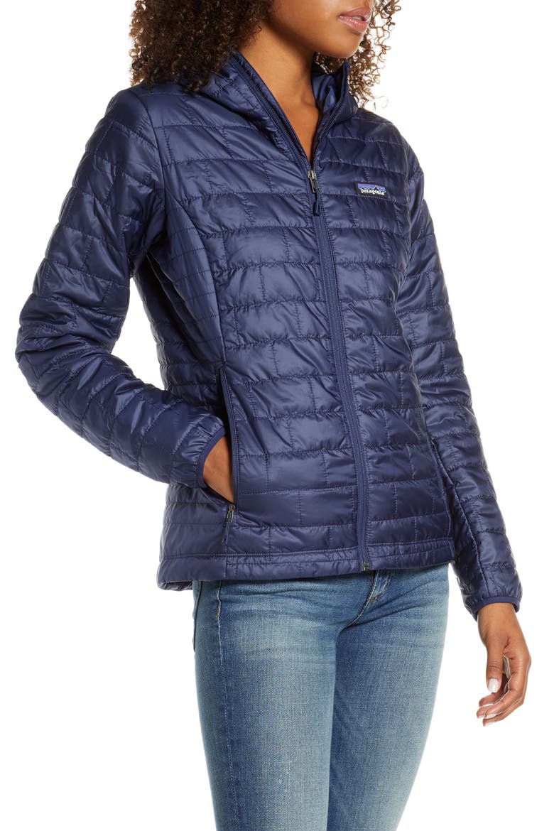 Nano Puff® Hooded Water Resistant Jacket, Alternate, color, CNY CLASSIC NAVY