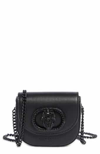 Kurt Geiger London Micro Chelsea Leather Saddle Bag