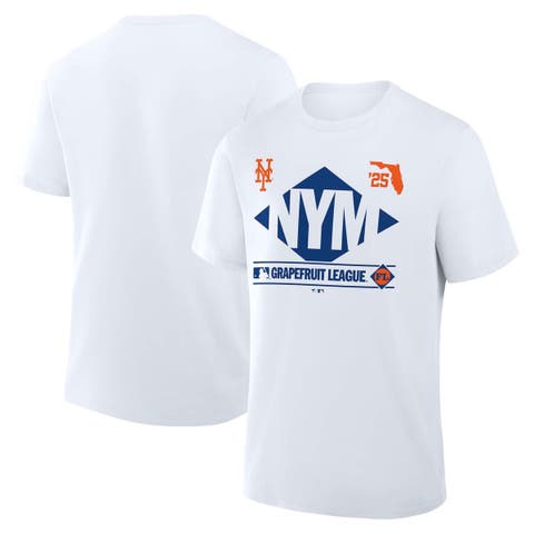 Men's Fanatics White New York Mets 2025 Spring Training Grapefruit League True Icon T-Shirt