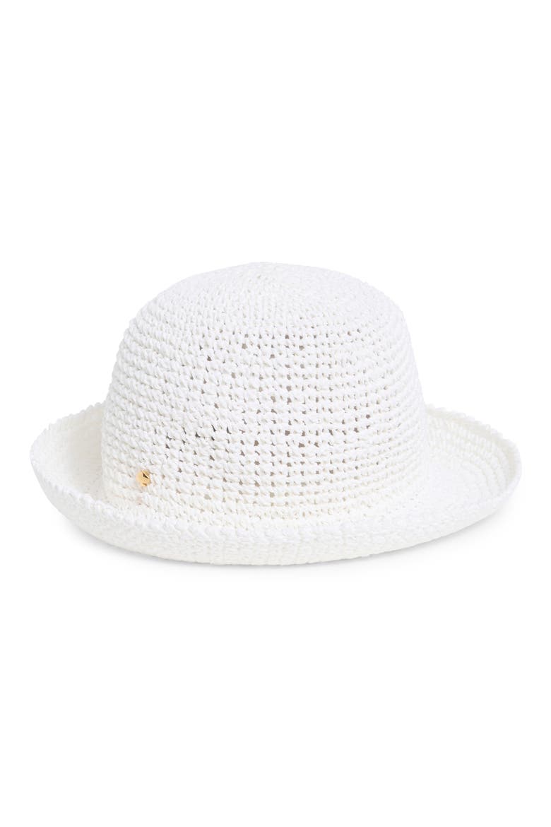 Straw Cloche, Alternate, color, FRESH WHITE