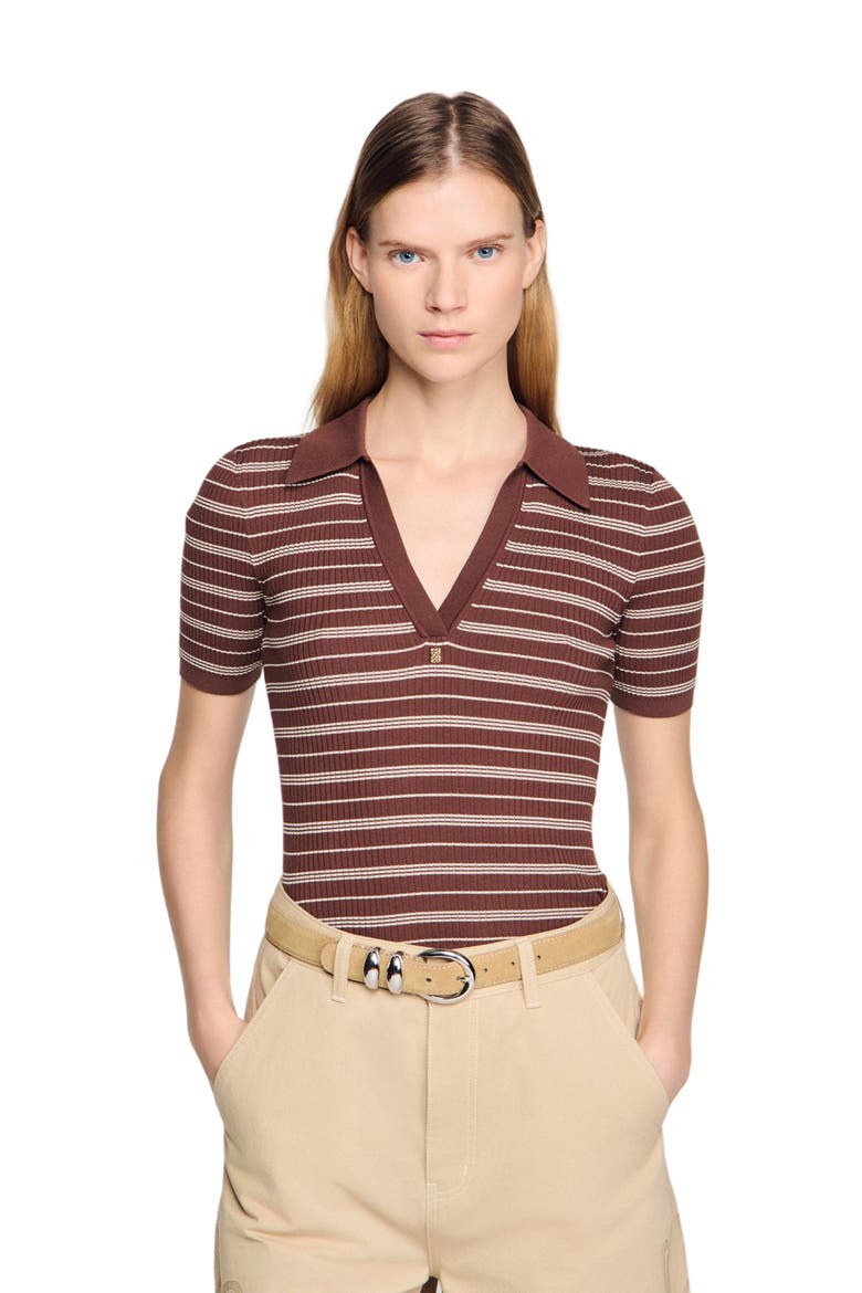 Leather belt with metal buckle, Main, color, Beige