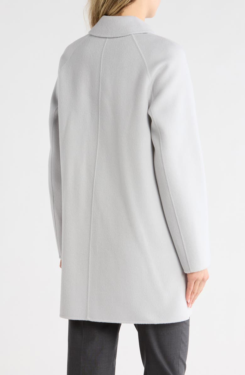 Theory Caban Wool Blend Coat, Alternate, color, Whisper Melange