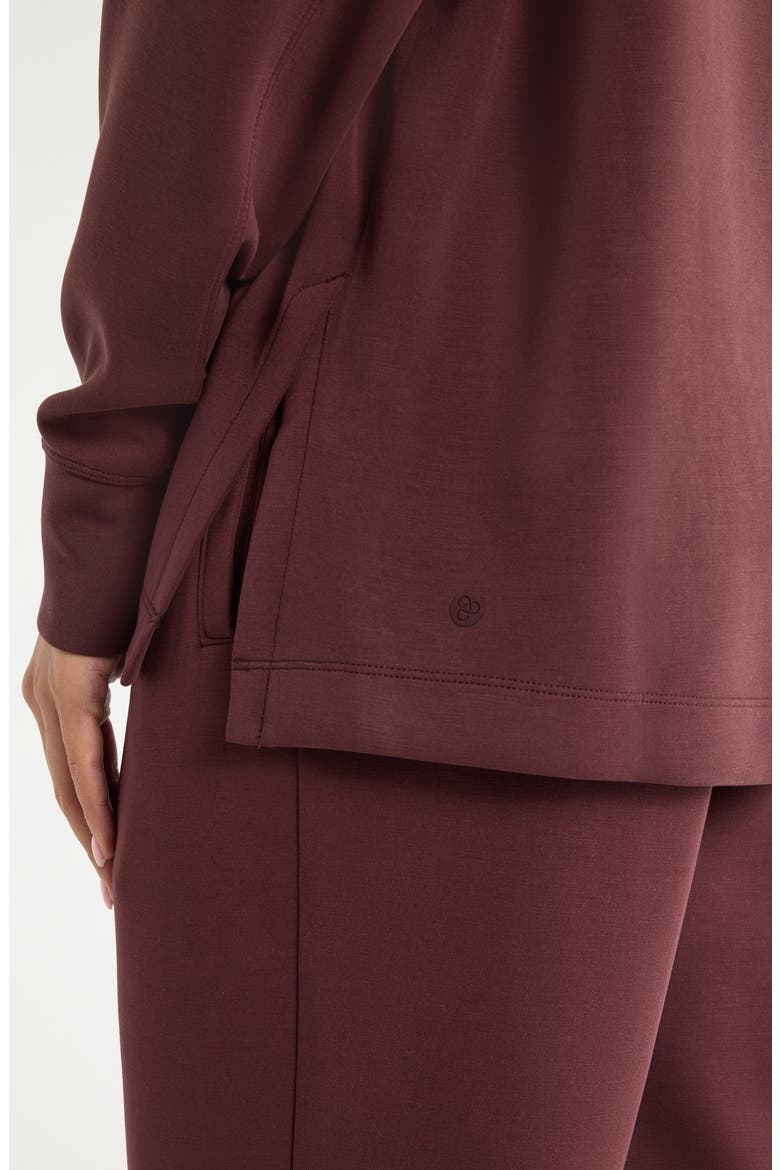 Soft Luxe Tunic, Alternate, color, BROWN RISTRETTO