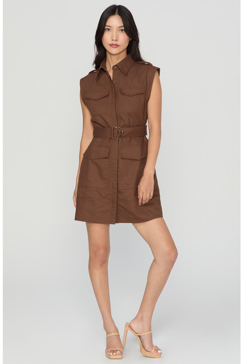 cotton sleeveless shirt dress The Shirt The Sleeveless Shirt Dress in Black at Nordstrom, Size Small