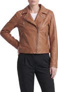 Sebby Asymmetrical Leather Moto Jacket
