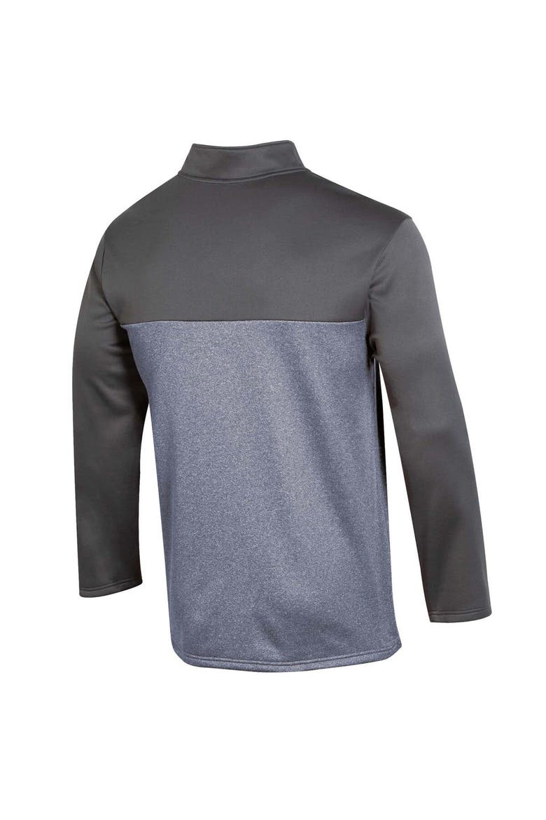 Men's Champion Navy Virginia Cavaliers Gameday Quarter-Zip Jacket, Alternate, color, Charcoal