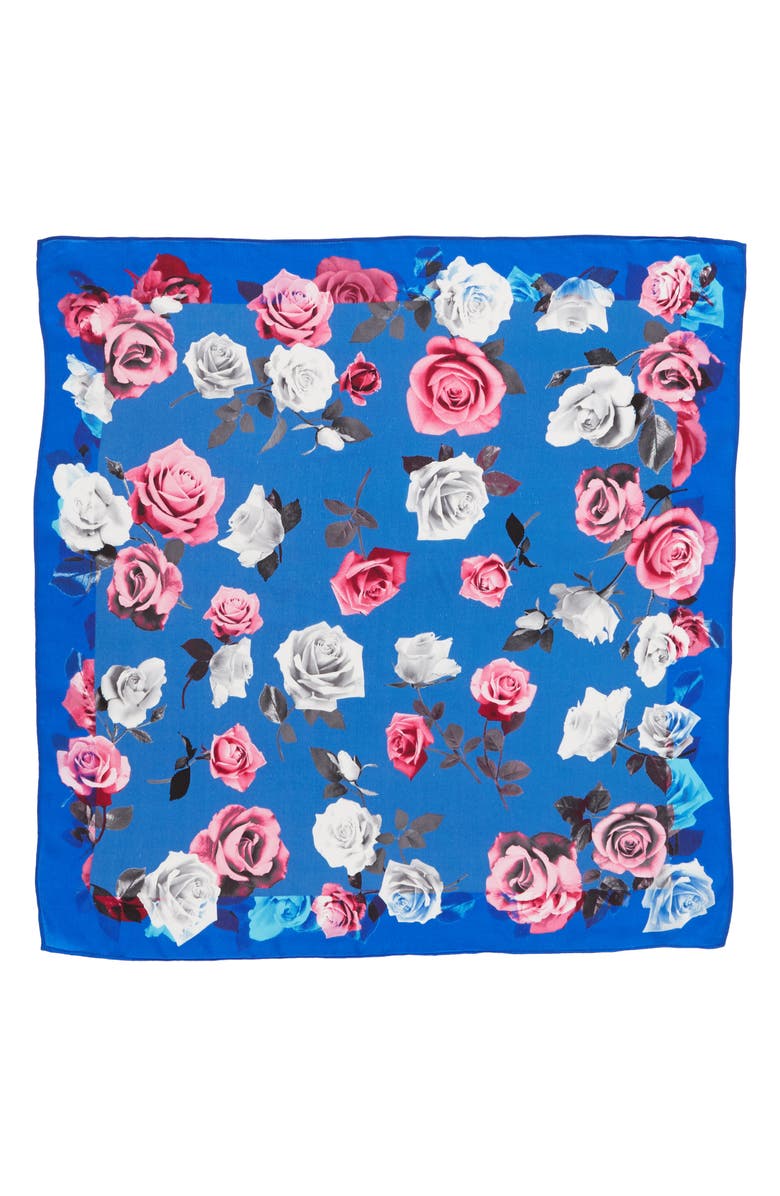 Halogen<sup>®</sup> Print Silk Scarf, Alternate, color, 