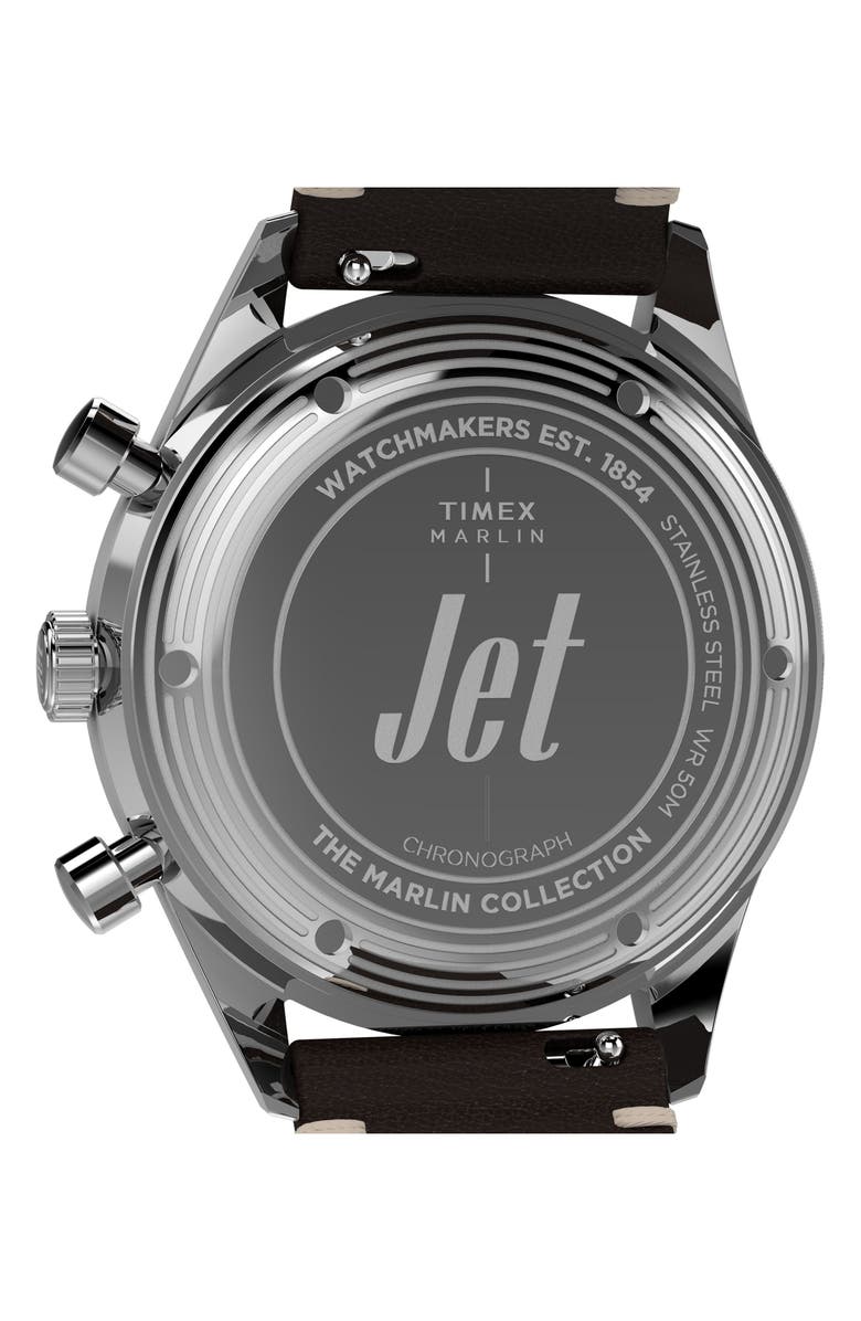 Timex<sup>®</sup> Marlin<sup>®</sup> Jet Chronograph Bracelet Watch, 40mm, Alternate, color, Brown