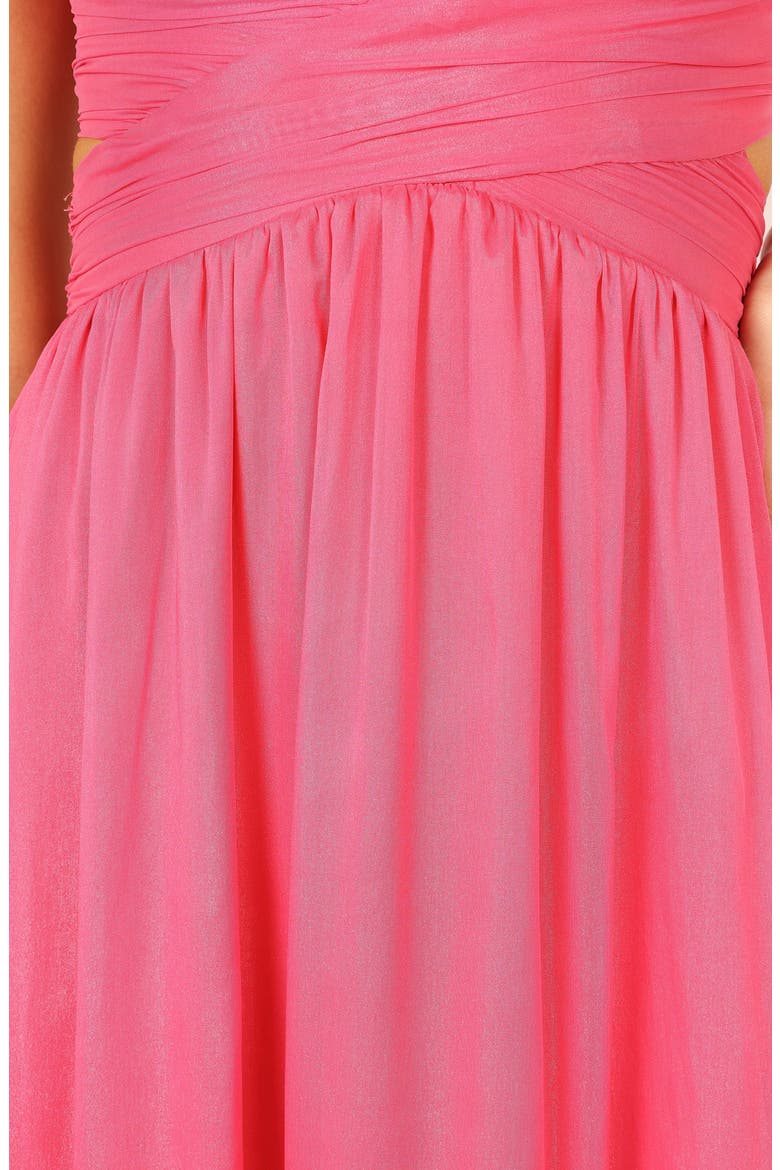 Bonito Ruffle Maxi Dress, Alternate, color, BERRY