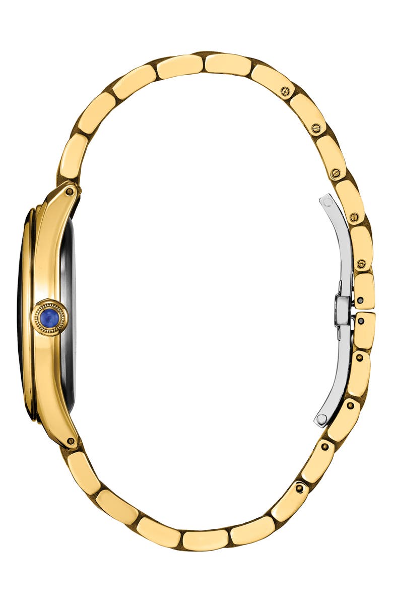 Citizen Classic Goldtone Bracelet Watch, 33mm, Alternate, color, Blue/ Gold-Tone