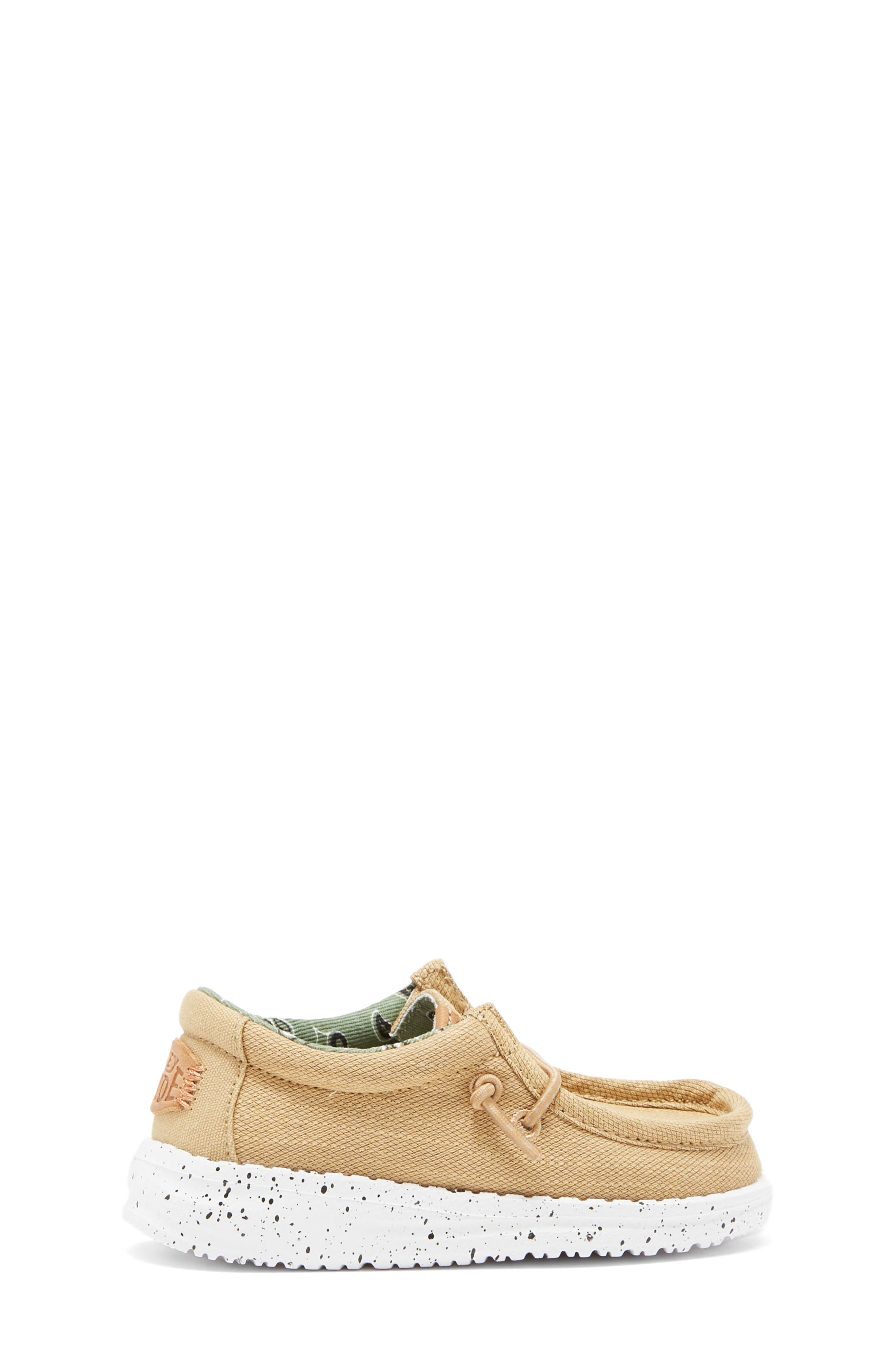 Hey Dude Kids' Wally Canvas Boat Shoe, Alternate, color, 
