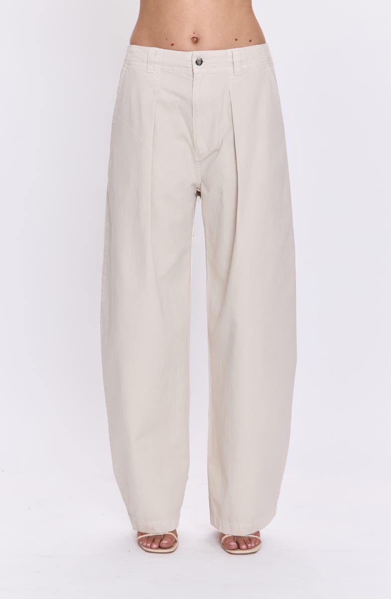 Pistola Eden Barrel Leg Pants, Main, color, Parchment