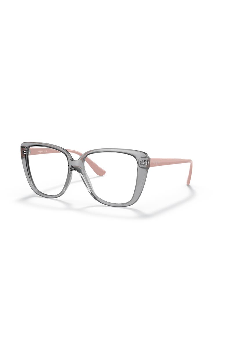 Vogue Eyewear 54mm Butterfly optical glasses, Main, color, Grey