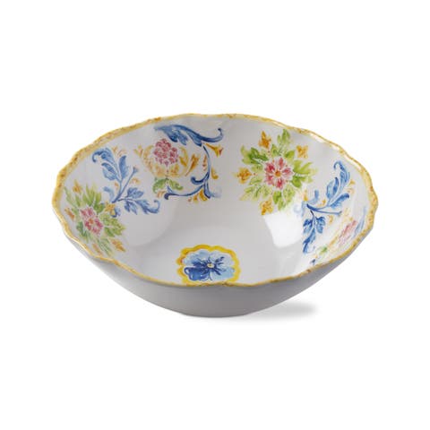 Capri Multicolor Melamine Serving Bowl Dishwasher Safe