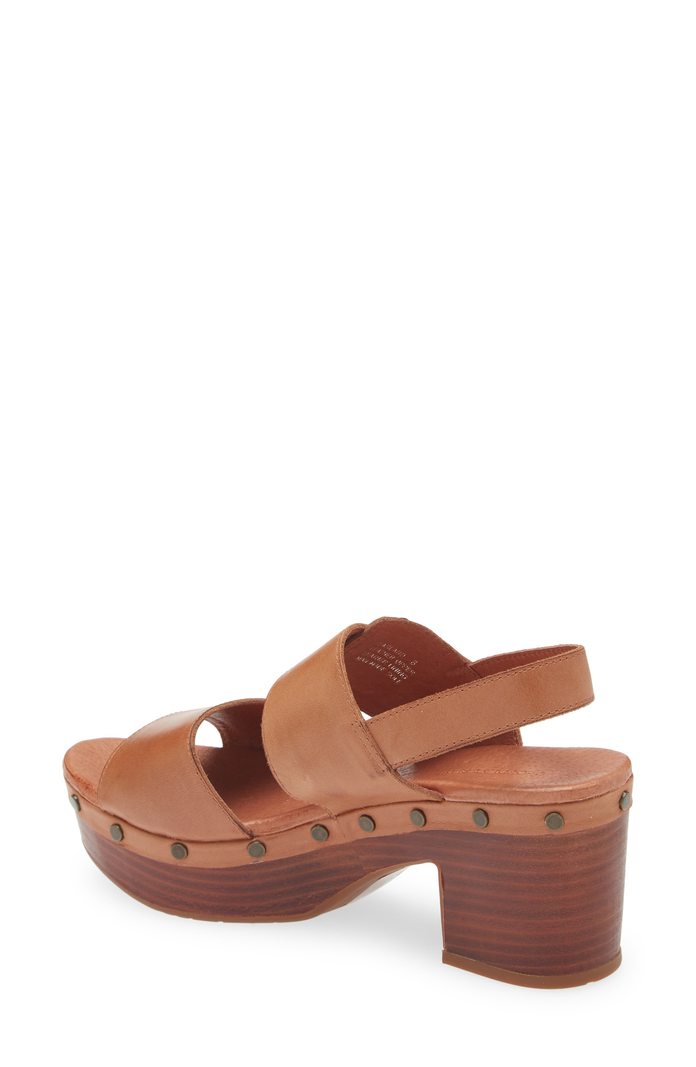 Chocolat Blu Garland Slingback Platform Sandal, Alternate, color, Whiskey Leather