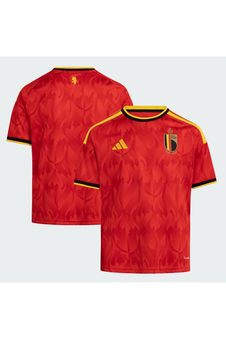 Youth adidas  Red Belgium National Team FIFA x World Cup 2026 Home Replica Jersey, Main, color, Red