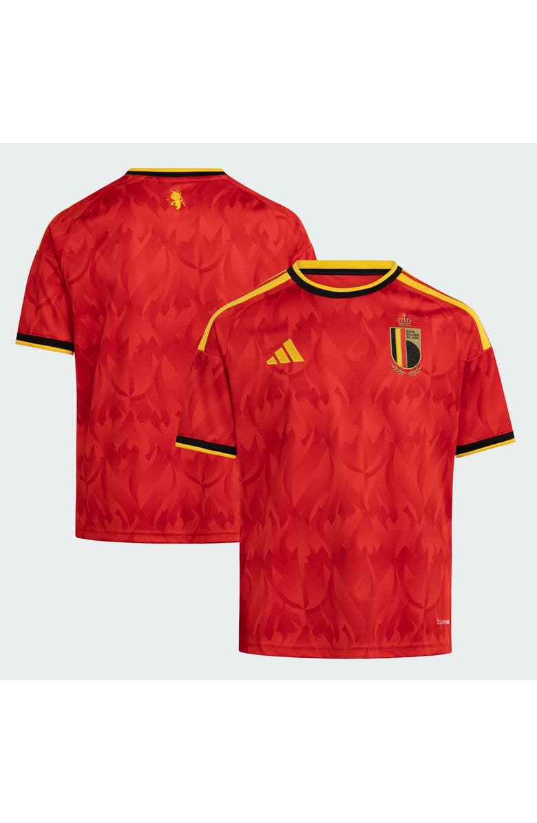 adidas Youth adidas Red Belgium National Team FIFA x World Cup 2026 Home Replica Jersey, Main, color, Red