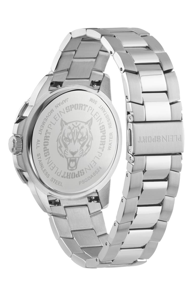 PLEIN SPORT Rampage Bracelet Watch, Alternate, color, Stainless Steel