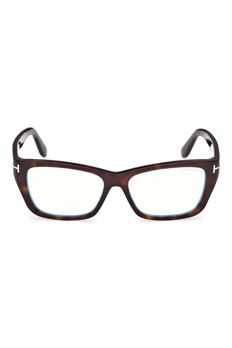 54mm Butterfly Optical Glasses, Main, color, SHINY CLASSIC DARK HAVANA