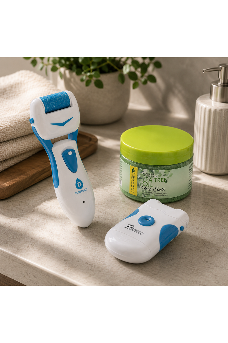 Nail Care & Foot Spa Bundle, Alternate, color, Blue