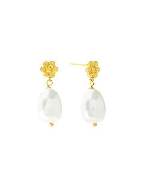 Mavis Drop Stud Earrings