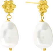 Ottoman Hands Mavis Drop Stud Earrings