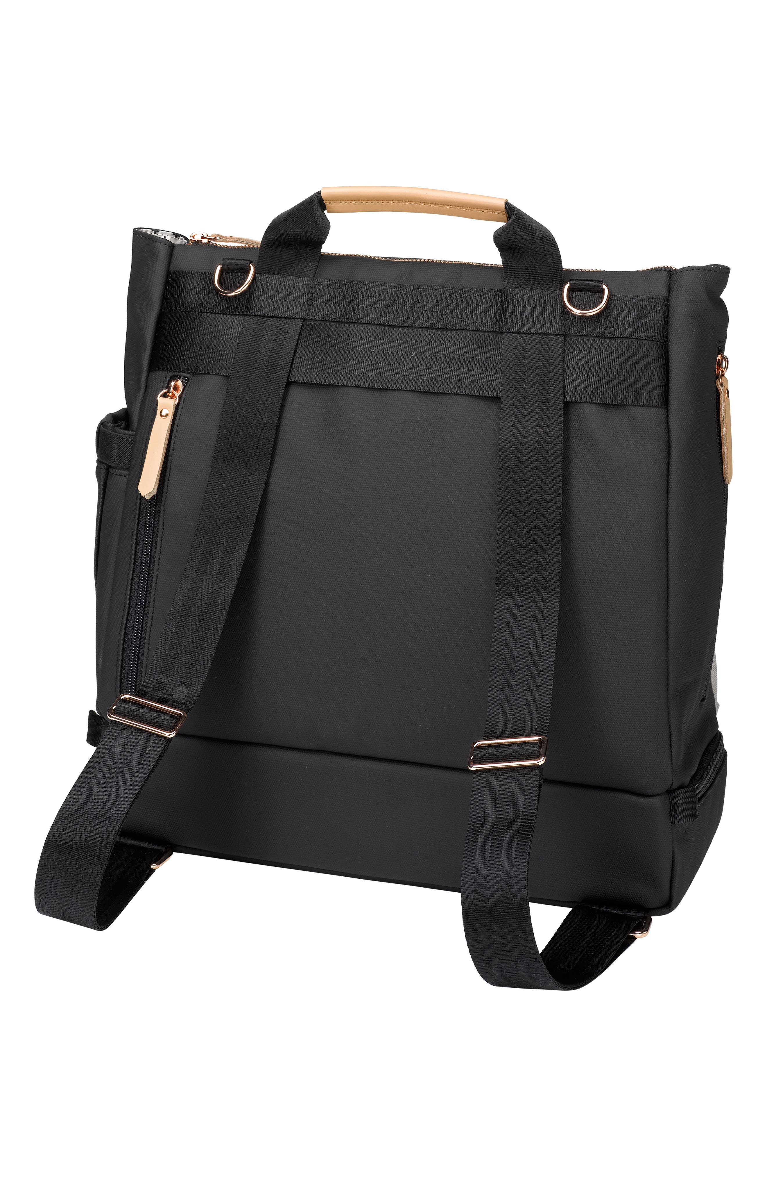 Petunia Pickle Bottom Pivot Diaper Backpack, Alternate, color, Sand/Black