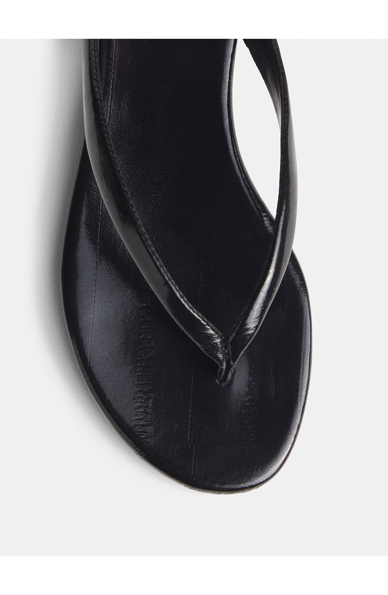 Amelia Flip Flop, Alternate, color, BLACK EEL