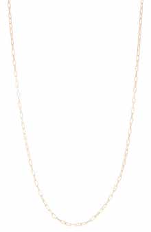 FUZION CREATIONS Paper Clip Chain Necklace